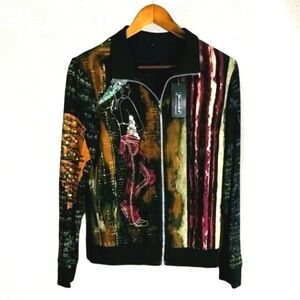 Sunny Choi Sequin Full Zipped Top